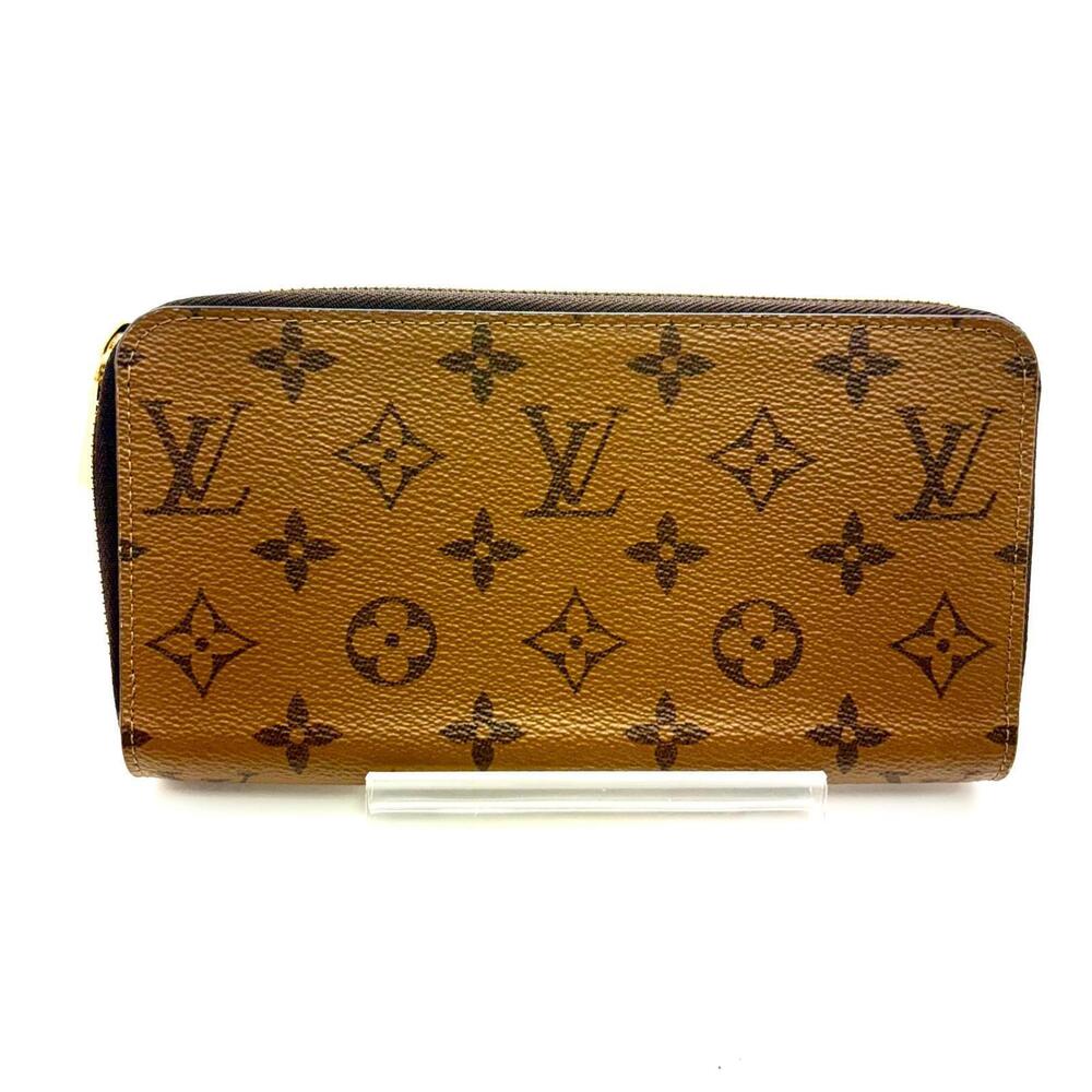LOUIS VUITTON Zippy Wallet Monogram Reverse Long Brown